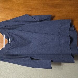 Fleece Tunic - Heather Navy Blue - 2x